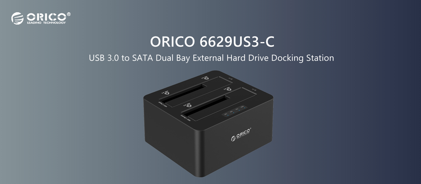 External Hard Drive Docking Station-ORICO 6629US3-C-a1